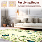 Garden Butterfly Vine Inspired Rug