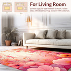 Floral Branches Bloom with Soft Hues Rug