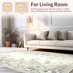 Elegant Floral Vine Patterned Rug