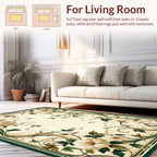 Classic Floral Vine Intricate Pattern Rug