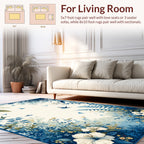 Birds and Blooming Floral Garden Rug