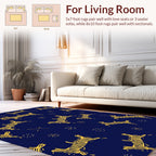 Bold Zebra Stripes Animal Pattern Rug