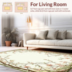 Whimsical Flowery Branches Pattern Rug