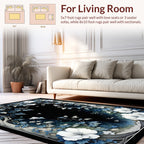 Whimsical Floral Woodland Charm Rug