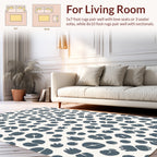 Abstract Botanical Cell Pattern Rug
