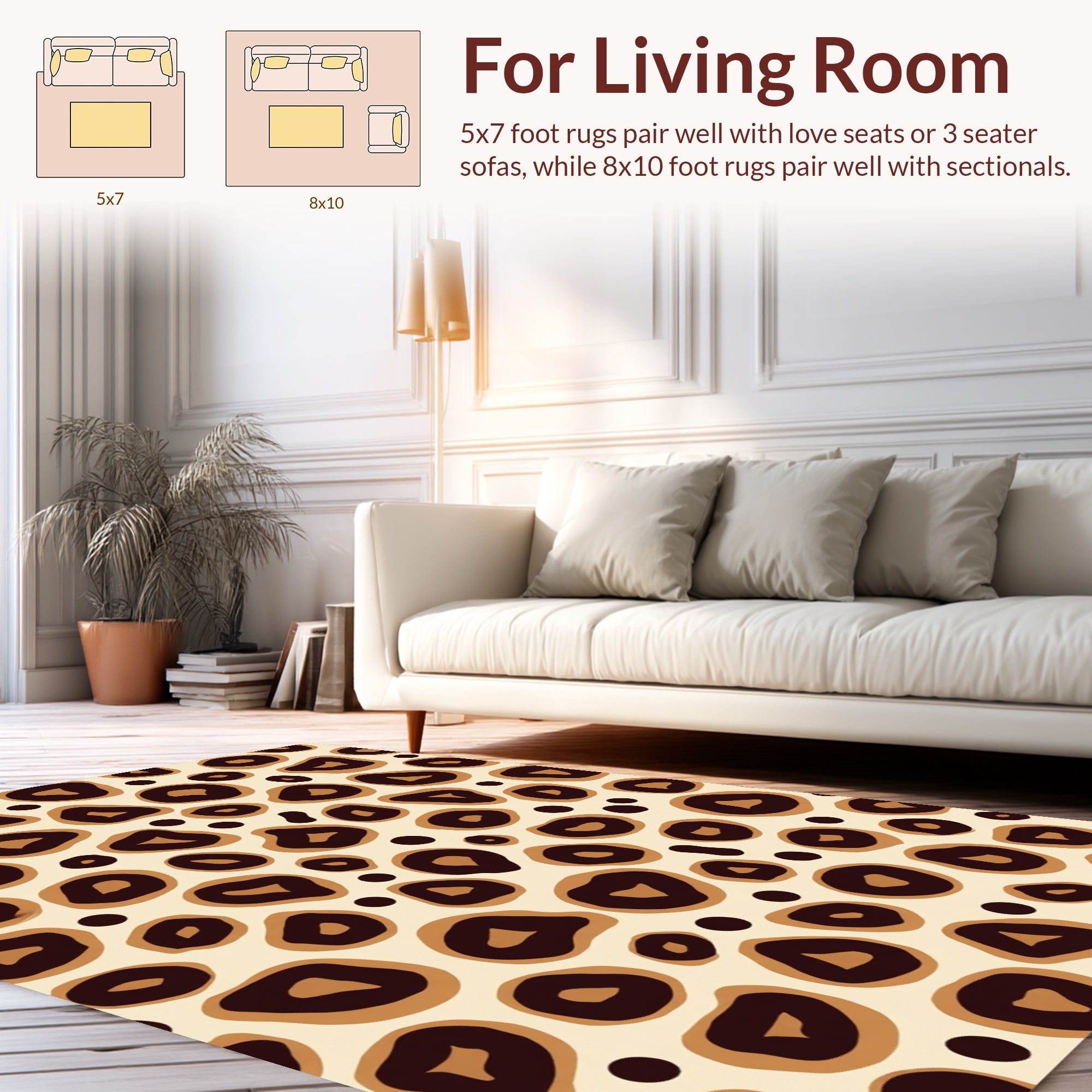 Bold Spots Pattern Rug