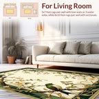 Art Nouveau Birds Floral Vine Rug