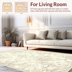 Classic Floral Roses Pattern Rug