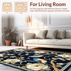 Birds and Blossoms Traditional Pattern Design Rug