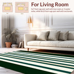 Bold Vertical Stripe Pattern Rug