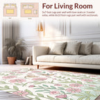 Hummingbird Floral Pattern Design Rug