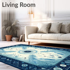 Dreamcatcher Feather Tribal Pattern Rug