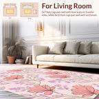 Delicate Floral Vine Pattern Rug