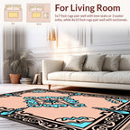 Traditional Geometric Floral Medallion Rug