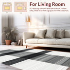 Abstract Lines Bold Stripe Pattern Rug