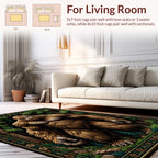 Woodland Big Creature Forest Tapestry Rug