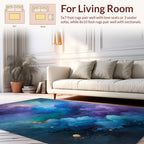 Cosmic Swirl Galaxy Design Rug