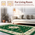 Grand Floral Green Ornament Rug