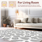 Abstract Nature Inspired Pattern Design Rug