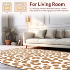 Bold Leopard Spots Pattern Rug