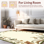 Ornate Floral Vine Pattern Rug