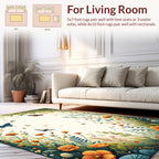 Whimsical Garden Butterflies And Bees Rug