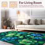 Enchanted Garden Floral Pattern Rug