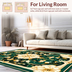 Ornate Floral Pattern Rug