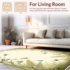 Enchanted Forest Dragonfly and Birds Design Rug