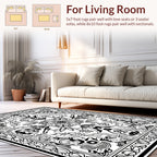 Intricate Floral And Creature Pattern Rug