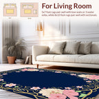 Floral Vines with Gold Accents Rug