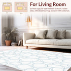 Abstract Pebble Pattern Design Rug