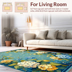 Luminous Floral Branches Artistry Rug