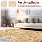 Botanical Daisy Garden Pattern Rug