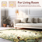 Birds and Blossoms Garden Design Rug