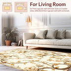 Vintage Peony Blossom Vine Pattern Rug