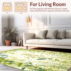 Verdant Floral Vine Pattern Rug