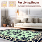 Intricate Floral Mandala Patterned Rug