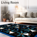 Christmas Bells and Pine Needles Rug
