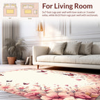 Floral Butterfly Meadow Design Rug