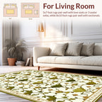 Intricate Floral Vine Garden Pattern Rug