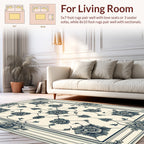 Classic Floral Medallion Pattern Rug