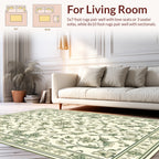 Classic Floral Damask Pattern Rug