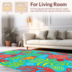Sea Turtle Fish Coral Collection Rug