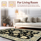 Classic Floral Scrollwork Design Rug