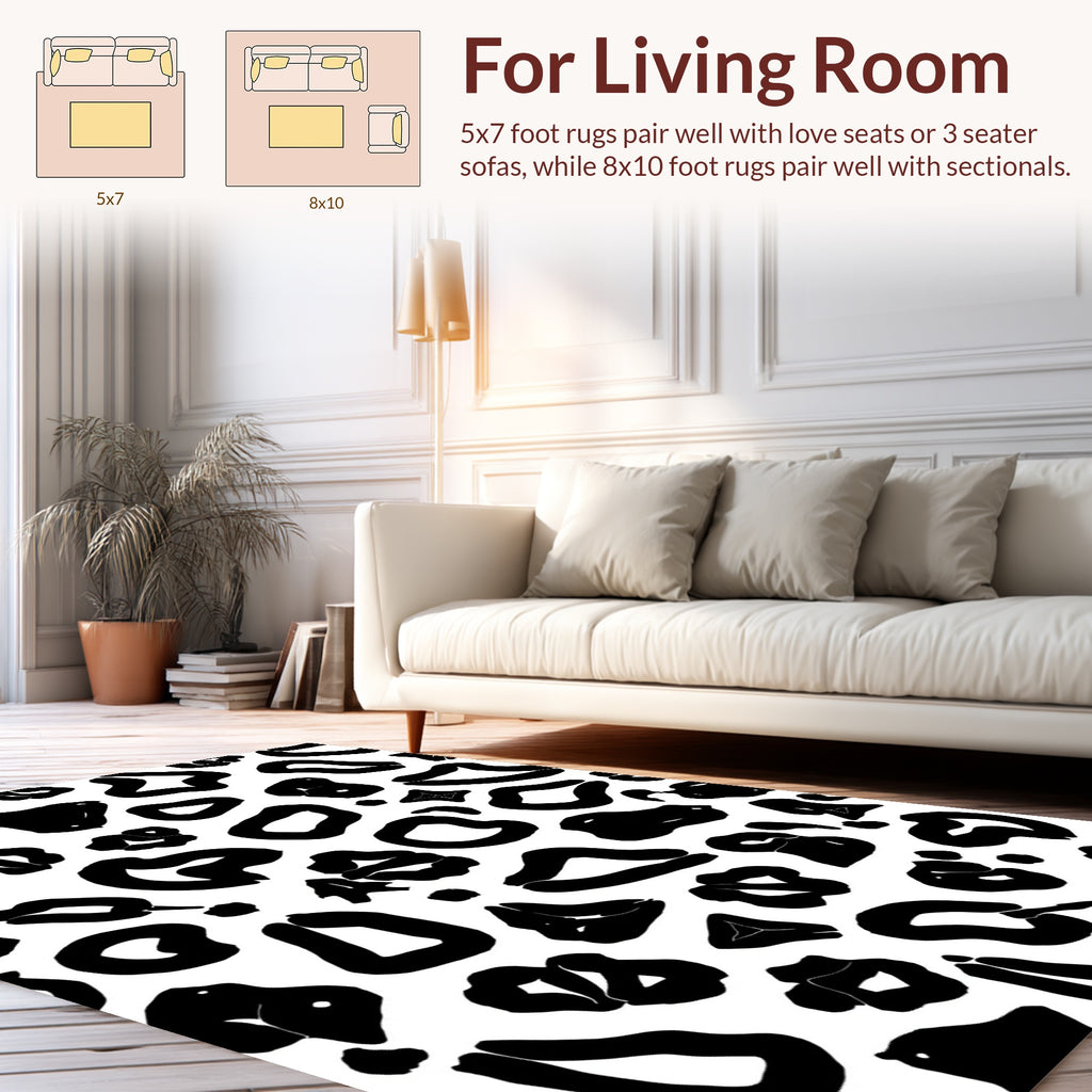 Bold Animal Print Pattern Rug