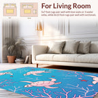 Sea Turtle Coral Reef Pattern Rug