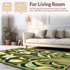 Art Nouveau Lily Floral Pattern Rug