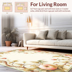 Vintage Apple Blossom Vine Pattern Rug