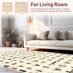 Insects Dots Patterned Design Rug